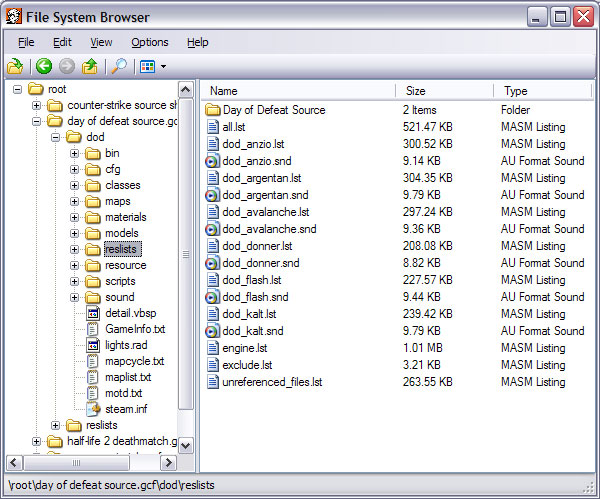 File System Browser
